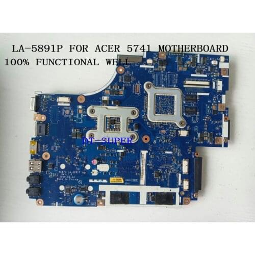 AVAILABLE,.LA-5891P 5741 LAPTOP MOTHREBOARD For ACER ASPIRE 5741 MAIN BOARD ,ONBOARD GPU