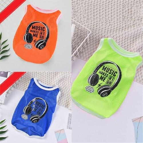 Miflame 2021 Dog Vests Summer Dog Clothes Funny Small Dog T-shirt For Puppy Clothes Beagles Chihuahua Clothes Fashion Pet Vests