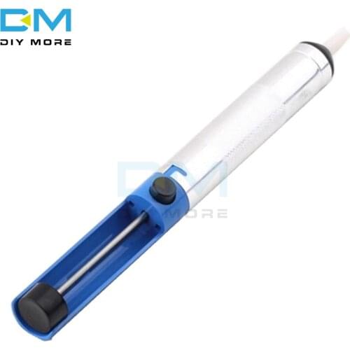 1Pc 190mm Aluminum Solder Desoldering Pump Remover Gun Sucker Suction Tin Bar Tool Vacuum Soldering Iron Desolver Metal Body DIY