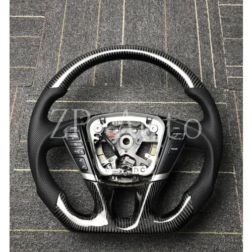 Customizable steering wheel for Altima steering wheel forged Napa Alcantara perforated leather carbon fiber steering wheel