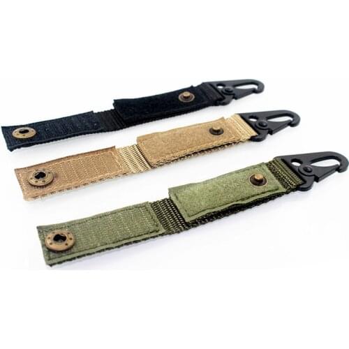 Nylon EDC Outdoor elt Hook Carabiner Camping Tactical Webbing Buckle Backpack Key Hanging System Belt Buckle Hanging Survival