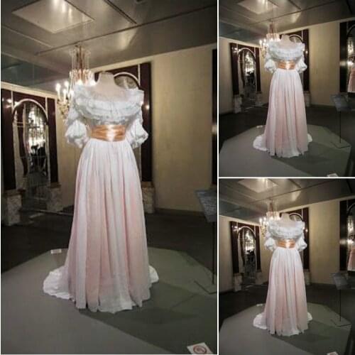 2017 new Customer made Victorian Dresses Scarlett Civil War Southern Belle dress Cosplay Halloween dresses US4-36 C-1002