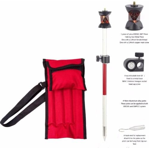 NEW 360 degree Mini Prism with 4 poles, for Total Stations high quality