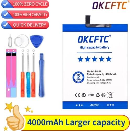OKCFTC Xiaomi Mi A2 Phone Batteries