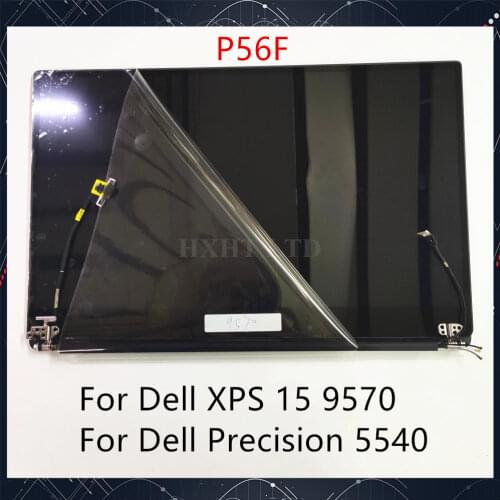 Original 15.6" For Dell XPS 15 9570 LCD touch screen assembly 1920*1080 FHD 3840*2160 UHD 5CPJ2 05CPJ2 3FY9C JXF32 silver tested
