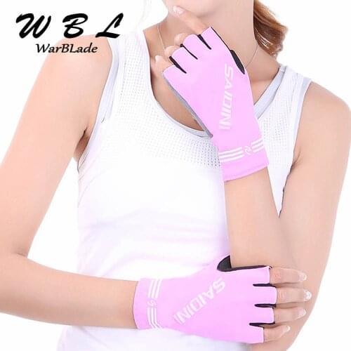 2018 Men & Women Sports Gym Glove Fitness Training Exercise Body Building Workout Weight Lifting Gloves Half Finger Luva
