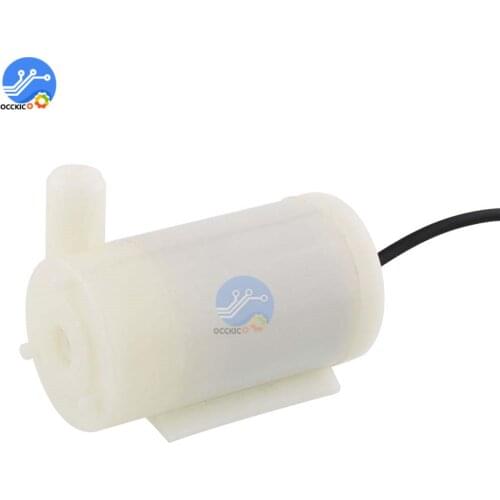 DC 3V 3W Mini Submersible Pumps DC Motor Pump 80-120L/H Low Noise Brushless Water Driving Pump
