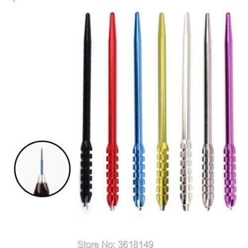 Tattoo Manual Pen Microblading Permanent Makeup Pen for Eyebrow Lip for Round Tattoo Needles Embroidery Pen Handmade Pen