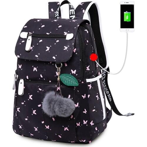 Cartoon Pattern School Bags for Teenage Girls Kids High capacity Children Student Backpack Teen Shoulder Bag Child Schoolbag