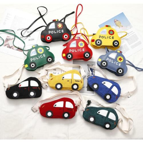 Cute Cartoon Car Childrens Mini Crossbody Bags Lovely Girls Baby Accessories Shoulder Messenger Bag Small Coin Purse Handbags