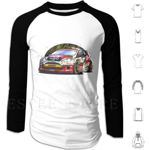 Bernardo SousaS Fiesta Rrc Hoodie Long Sleeve Rs Fiesta Rally Rali Wrc Wrc2 R5 Erc Portuguese Português Meo Flat Out
