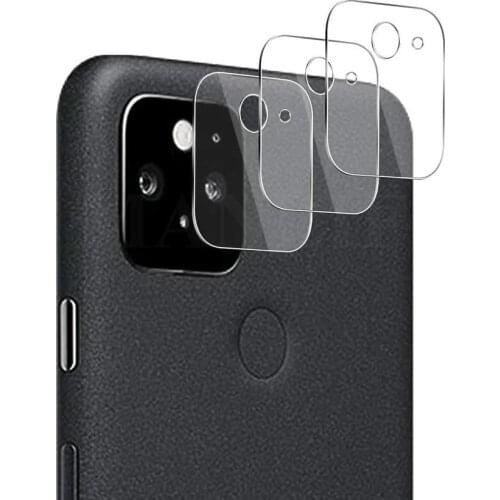 3 Pack Camera Lens Protector for Google Pixel 5 Clear Camera Tempered Glass Camera Lens Protector for Google Pixel 5 4 4XL 4a 5G