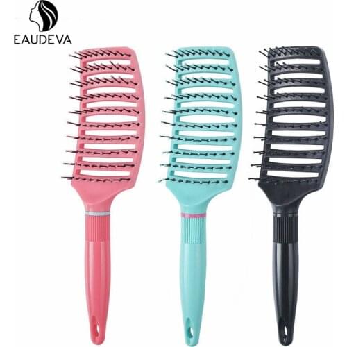 Women Hair Brush Scalp Massager Comb Curly Hairbrush Detangling Comb Styling Hairdressing Head Salon massage Tools