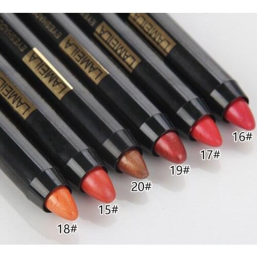1pc Lapis de Olho Matte Highlighter Eyeshadow Pencil Cosmetic Glitter Eye Shadow Eyeliner Pen maquiagem Beauty crayon yeux