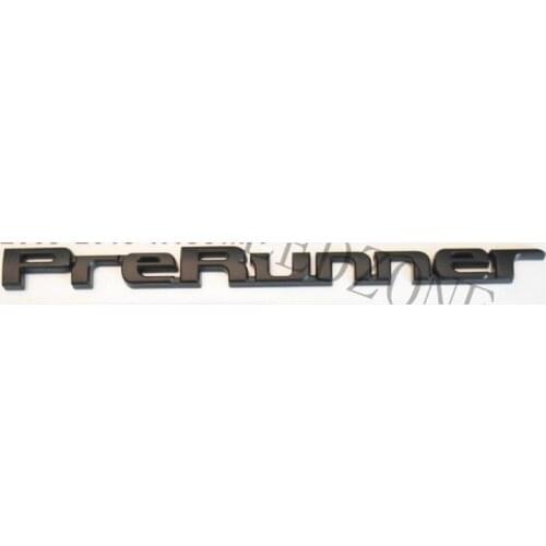 1pcs For MATTE Black Emblem Decal Badge Nameplate Prerunner