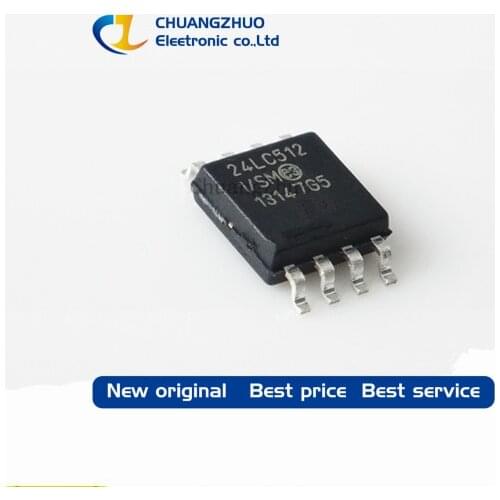 10pcs PIC24LC512-I/SM 24LC512-I/SM 24LC512 SOP-8 new and Original