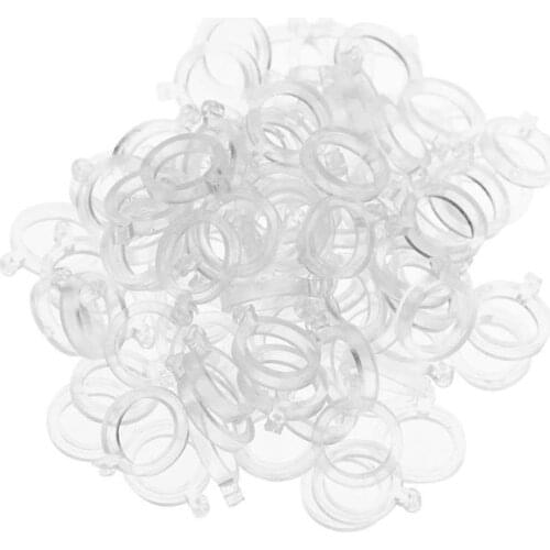 100pcs/set White PE Pellet Bait Lure Bands for Carp Coarse Fishing Tackle
