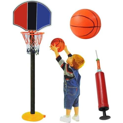 4 Sizes Adjustable Basketball Backboard Stand Hoop Net Children & Goal System Basket Indoor Interaction Goal Boys Yard Toys