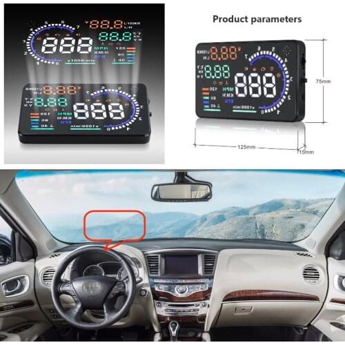 Car HUD Head Up Display For Infiniti QX60 QX70 QX80 2015 2016 - Safe Driving Screen Projector Inforamtion Refkecting Windshield
