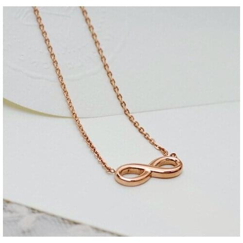 Freeshiping Stainless steel of eight brief paragraph clavicle necklace Pendent Necklace