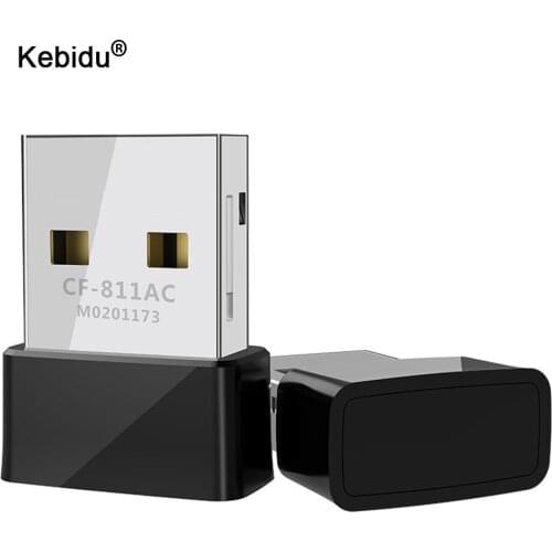 Kebidu 650Mbs USB Wireless Dual Band 2.4G&5G Wifi Adapter High speed Network Card RTL8811 802.11 AC Antenna For Laptop Desktop