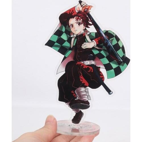 Anime Demon Slayer figure Kimetsu no Yaiba Kamado Tanjirou Cosplay Keychain Kamado Nezuko Acrylic lovely key chain keyring