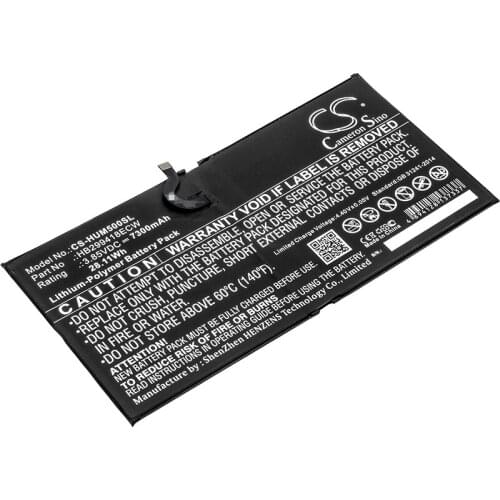 CS 7300mAh/28.11Wh battery for Huawei CMR-AL09,CMR-AL19,CMR-W109,CMR-W19,MediaPad M5,MediaPad M5 10.8 HB299418ECW