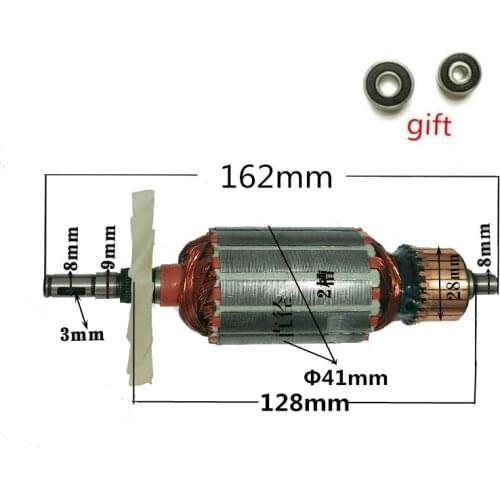 Motor Armature Engine rotor AC220-240V Replacement for MAKITA 4100NH diamond Blade Armature