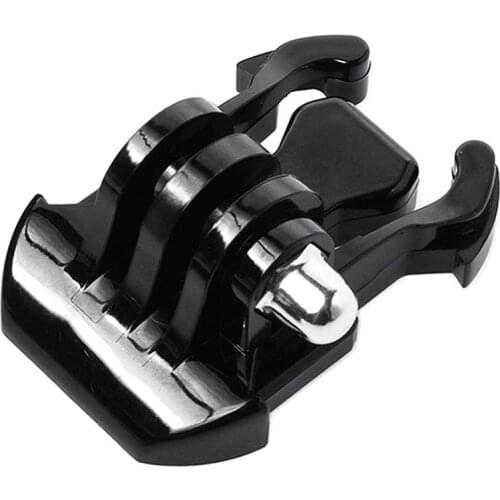 FULL-5pcs Quick Release Buckle Clip Basic Base Mount for GoPro HERO (2018) 6 5 4 3+ 3 2 1 Black Silver Session Fusion Xiaomi YI