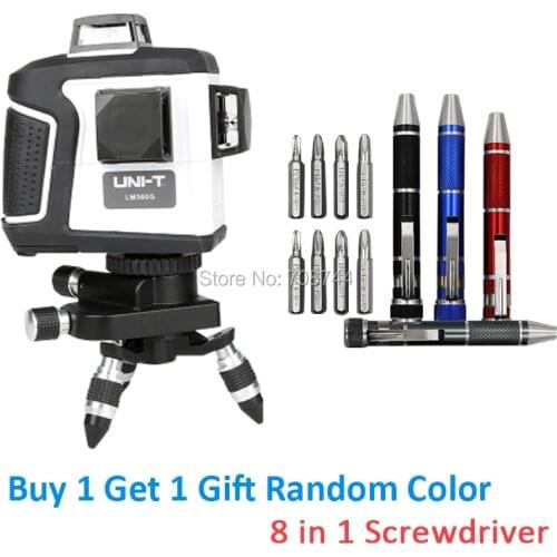 UNI-T LM560G LM560 12 Line LD Green Light Level Touch High Precision Laser Level Gauge With Large Capacity Lithium Battery