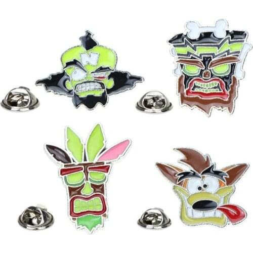 Cartoons Avatar Lapel Pins Enamel Badges Anime Brooches For Backpack Cute Hijab Pins Women Vintage Brooches Badges For Clothes