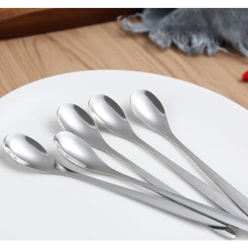A set of 5 pieces Stainless steel spoon Creative coffee spoon Mix and stir small spoon coffee spoons