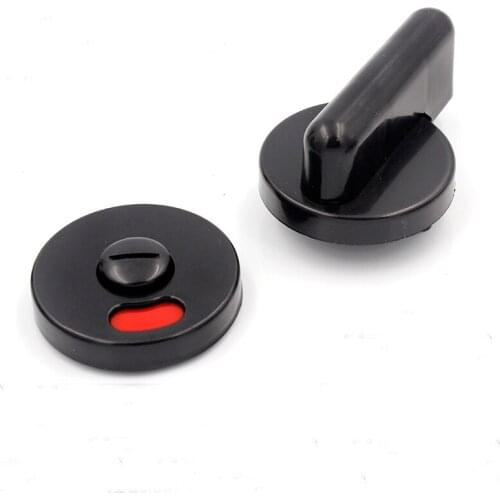 Washroom Nylon Plastic Door Lock Indication Lock Catch Public Toilet Partition Hardware Fittings 2pcs