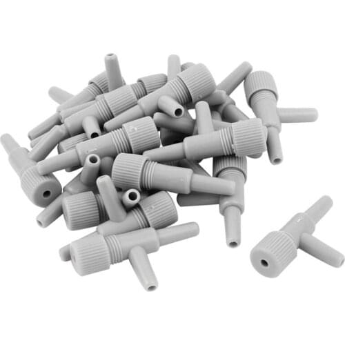 New Style Aquarium Fish Oxygen Air Line Tubing Flow Control Valve 20 Pcs Gray