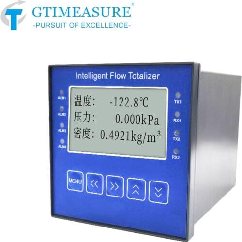 Flow Totalizer Flow Data Display Accept Pulse 4-20mA 0-10mA 0-5V PT100 Signal Relay Output RS485 Flow Reading
