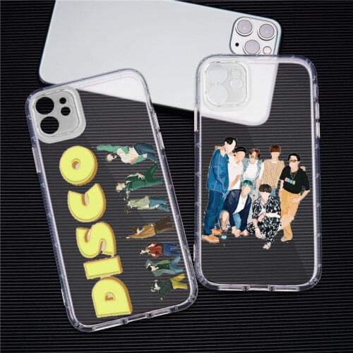 Remazy Kpop Korean DYNAMITE Clear Phone Case For iPhone 12 11 Pro XS MAX SE 2020 7 XR X 8 6 Plus Shockproof Soft TPU Cover Coque