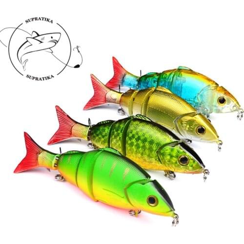 3 Segments 128mm/22g Fishing Lures Depth Dive 3.6m Hard Bait Lake River Sea Water Artificial Lures Accessories Crankbait tackle