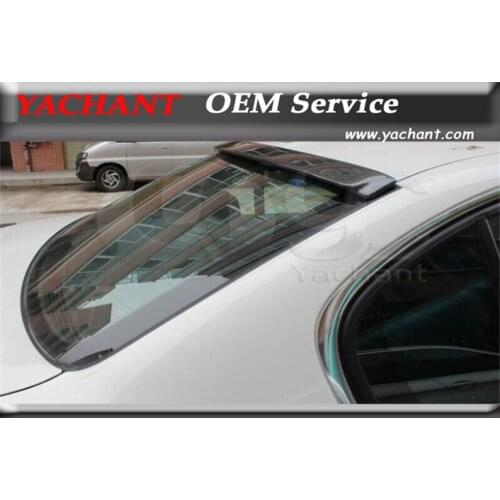 Carbon Fiber CF Roof Wing Spoiler Fit For 2006-2008 E90 AC Style Roof Wing Roof Spoiler