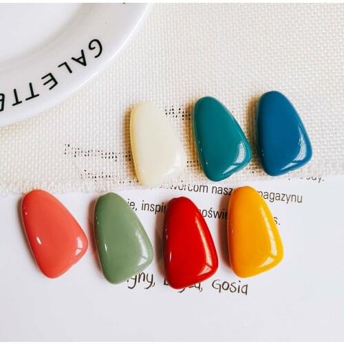 Acrylic Resin Triangle Plastic Beads Pendant Bracelet Earring Accessories Supplies for Jewelry Making Diy Handmade 10pcs