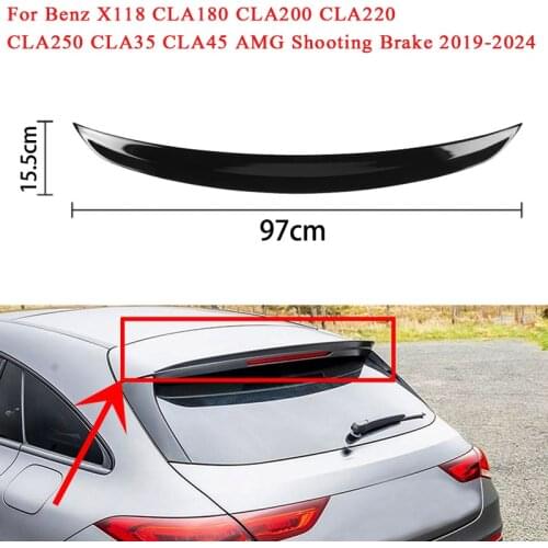 Car Rear Trunk Spoilers For Mercedes Benz X118 CLA180 CLA200 CLA220 CLA250 CLA35 CLA45 AMG Shooting Brake 2019-2024 Rear Wing
