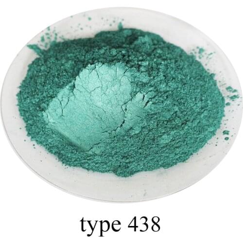 Pearl Powder Pigment Acrylic Paint Type438 Dark Green in Craft Art Automotive Painting Soap Dye Colorant Mica Powder Pigment 50g