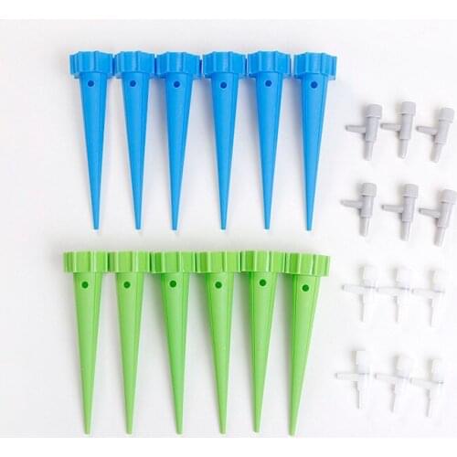 12pcs Automatic Self Watering Spikes System Garden Home Plant Pot Water Tools Kit Auto Drip Irrigation Watering Potted System
