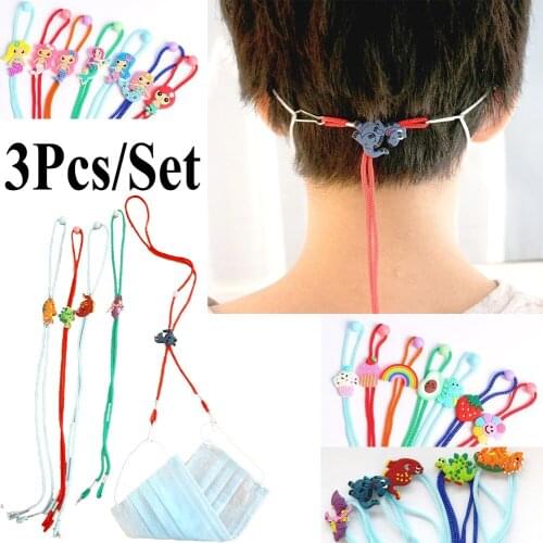 1PC Face Mask Holder Rop Mask Lanyard Adjustable Mask Hanging Hook Rop Antilost Antidrop Mask Hanging Neck Rop Random Color