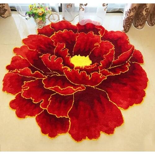 3D Creative Flower Carpet Outdoor Door Mat Door Bedroom Living Room Bedroom Table Lamp Kitchen Carpet Bathroom Non-slip Door Mat