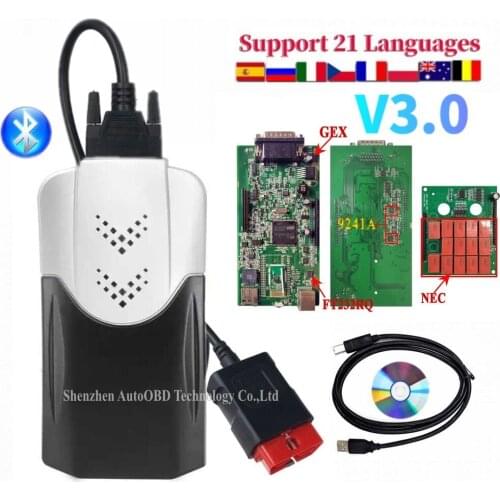 Best V3.0 New vci for vd tcs cdp for delphis vd ds150e cdp usb bluetooth obd obd2 scanner 2017 R3 2018.R0 car diagnostic tools