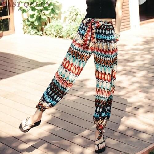 Boho clothing women pants ladies beach fashion hippie pants AA3690 Y