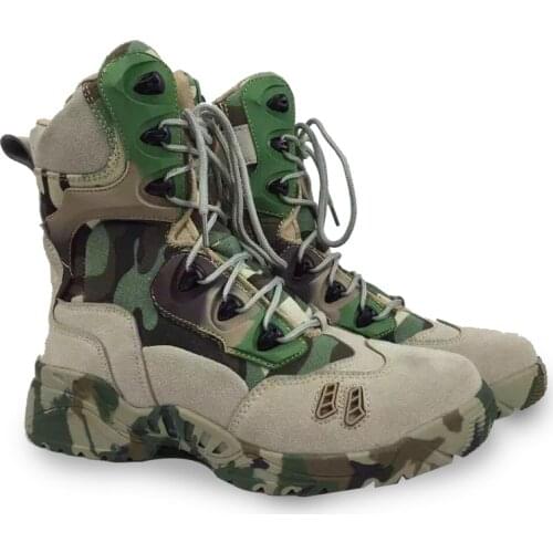 OLOMM training boots Martin boots mens high desert hiking boots military enthusiasts outdoor combat boots equipment DD-124