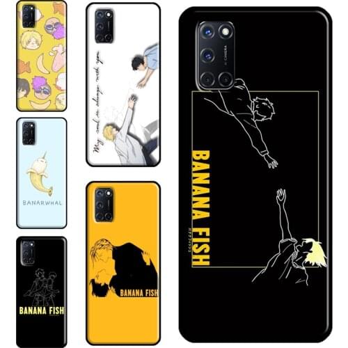 Banana Fish Case For OPPO A52 A72 A92 A83 A91 A93 A15 A3S A5S A1K F7 Reno2 Z A31 A53 A5 A9 2020 Cover