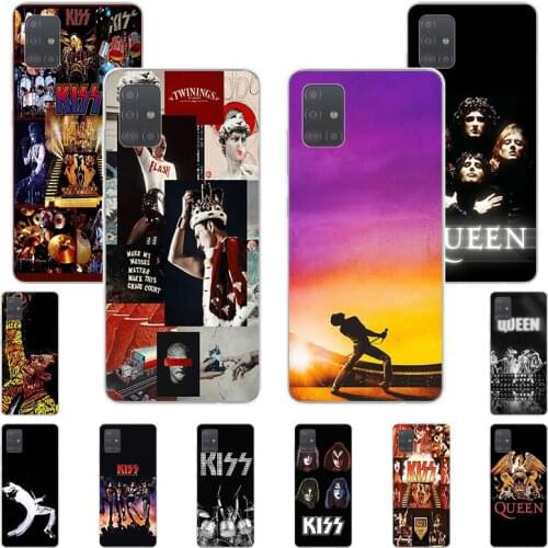 Kiss Rock QUEEN Soft Silicone phone case for Samsung Galaxy A71 A51 A10S A80 A70 A50 A90 A30 A40 A20 e A41 A21 A60 A31 A11 cover