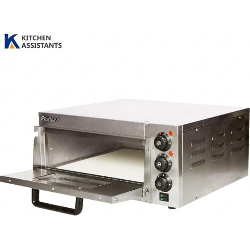 EP1ST Electric Timer Thermosat Stone Baking Oven Stainless Steel Double Layers Bakery Oven Commercial Kitchen Pizza Oven